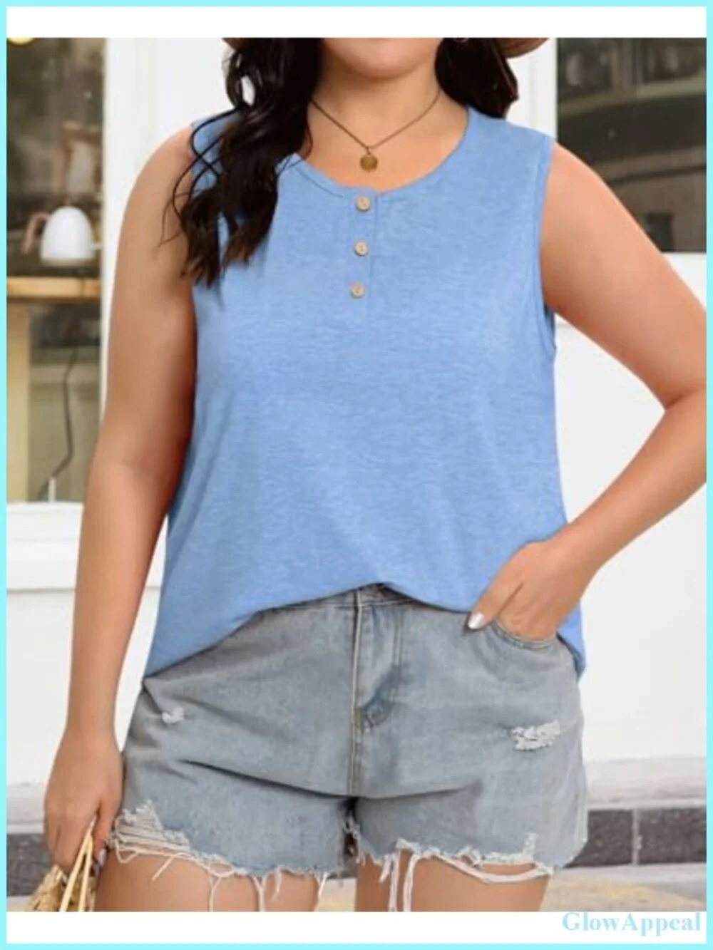 Plus Size Tank Tops for Women Sleeveless Cotton